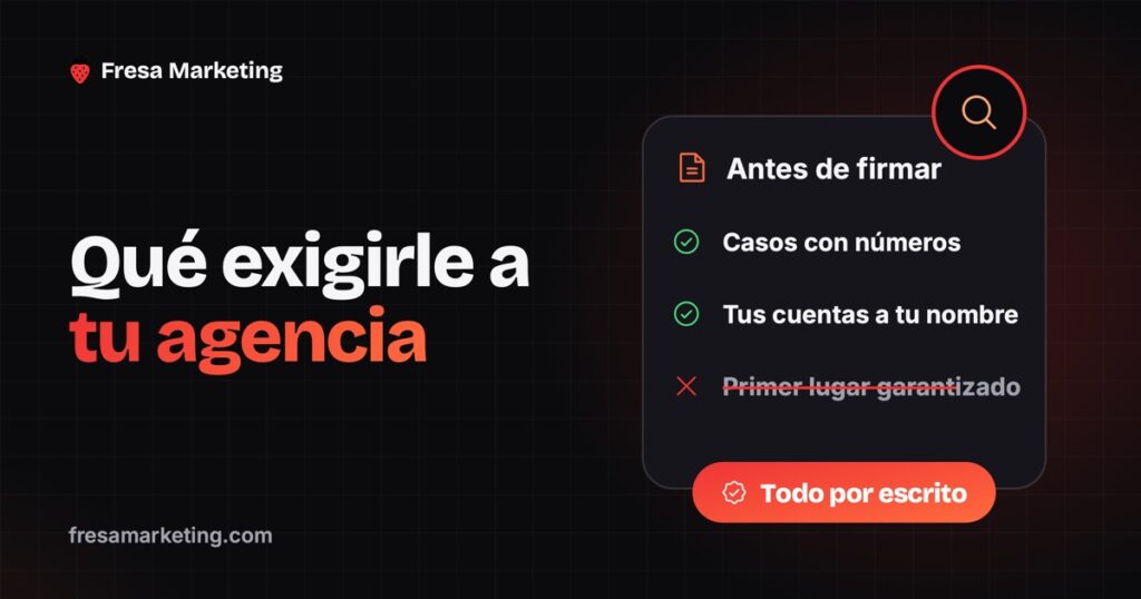 Portada de agencia de marketing digital panamá: la lista de lo que se exige antes de firmar