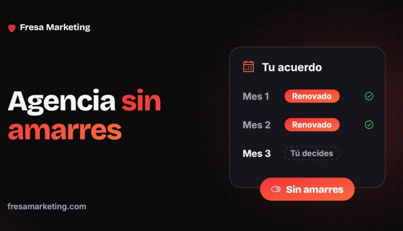 Portada de agencia sin contrato largo: el acuerdo se renueva mes a mes y el mes 3 lo decides tú