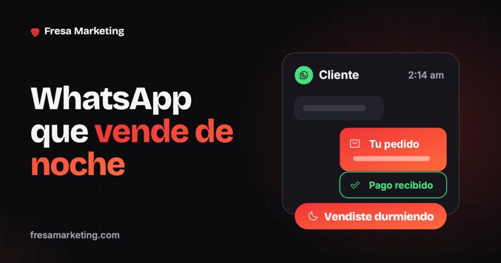 Portada de automatización de whatsapp para negocios: una venta cerrada a las 2 de la mañana