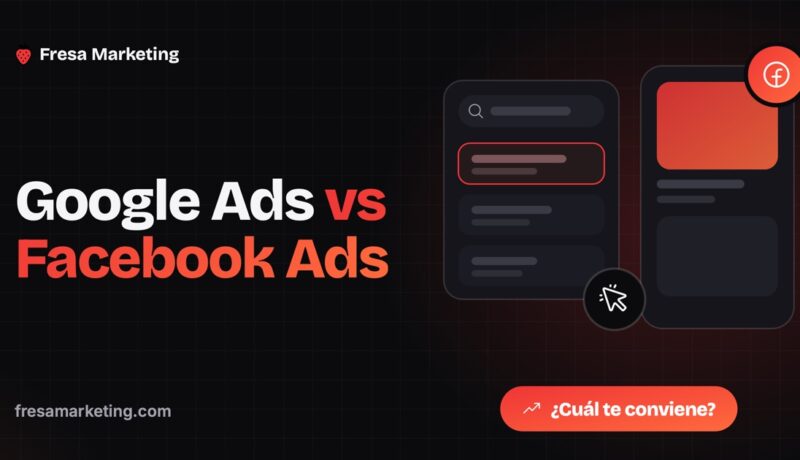 Portada de google ads vs facebook ads para negocios locales: el buscador contra el feed