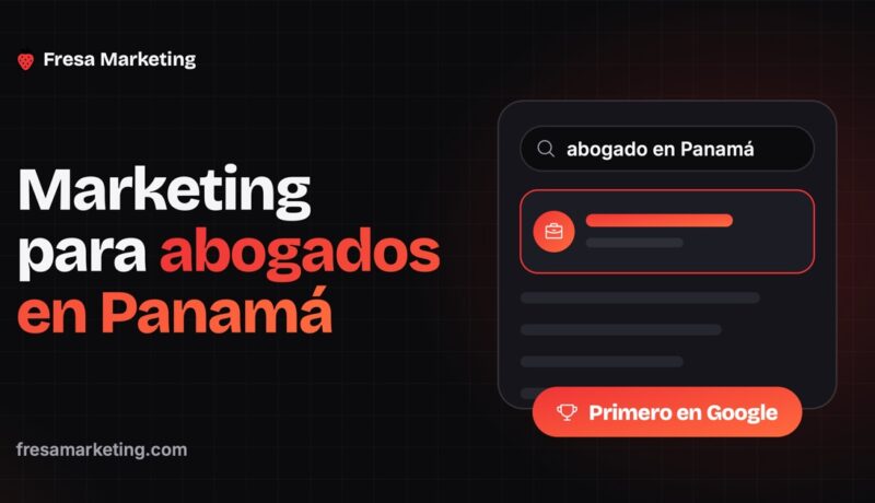 Portada de marketing para abogados en panamá: el despacho de primero en los resultados de Google
