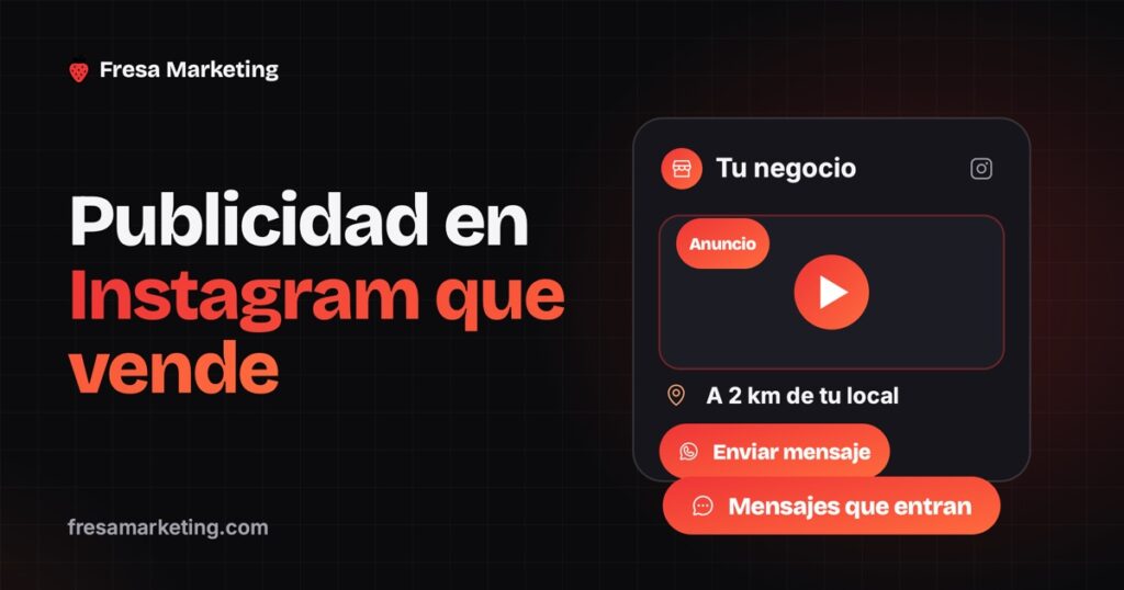 Portada de publicidad en instagram para negocios locales panamá: el anuncio a 2 km