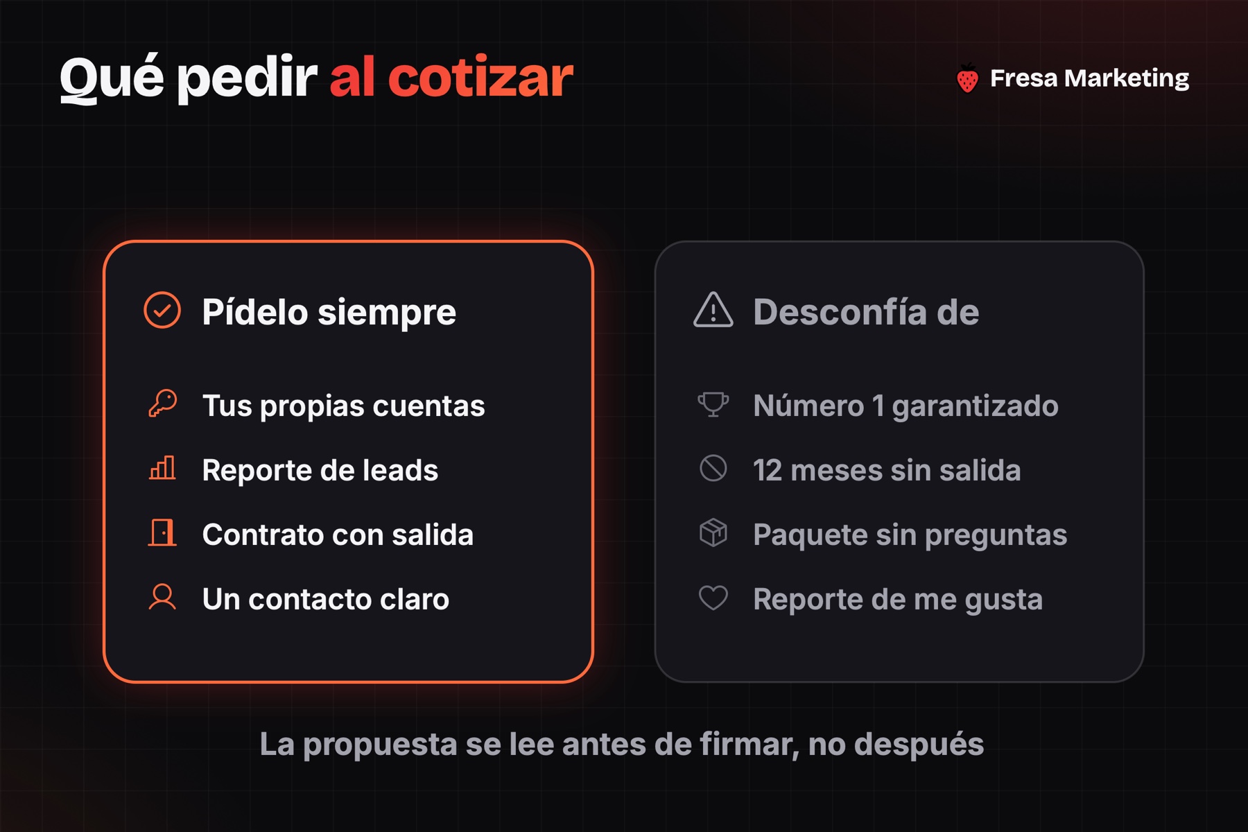 Qué pedir al cotizar qué hace una agencia de marketing digital en panamá y de qué desconfiar