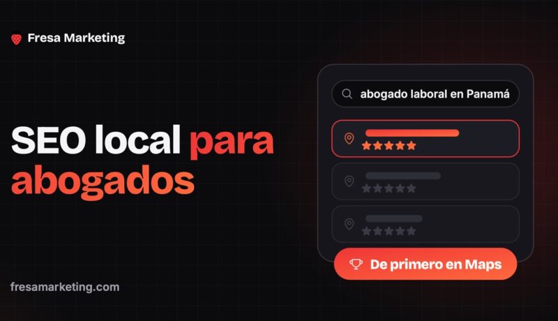 Portada de seo local para abogados en panamá: el despacho de primero en Google Maps