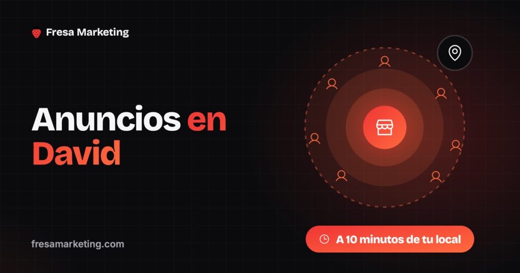 Portada de anuncios en david chiriquí: el radio de 10 minutos alrededor del local