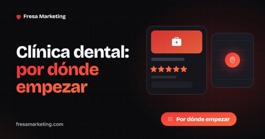 Portada de estrategia digital para una clínica dental en panamá: la ficha y el mapa