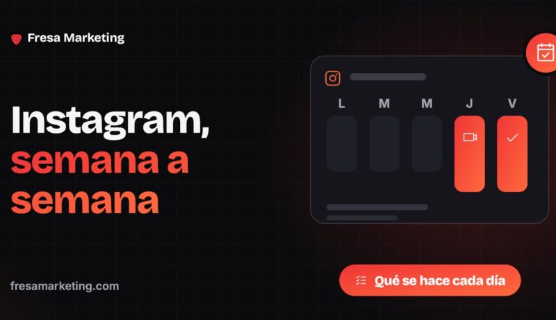 Portada de manejo de instagram para empresas en panamá: la semana día por día